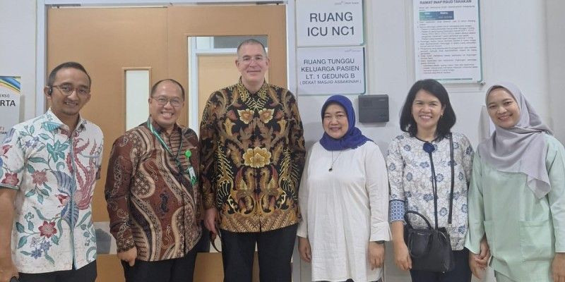 Kunjungan Nurses4Viena Health Association ke RSUD Tarakan Jakarta (25/1). (Ist)