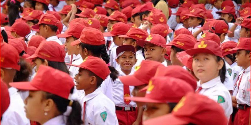 Kegembiraan Siswa Sekolah/Net