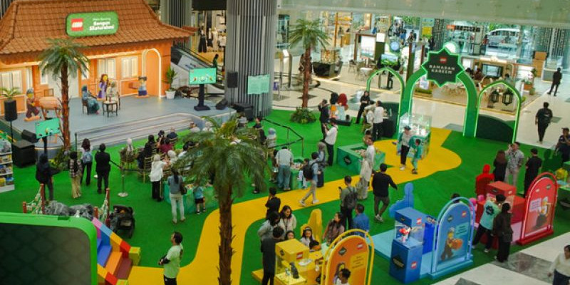 Main bareng LEGO di Lippo Mall Puri, Atrium 2 Jakarta. (Ist)