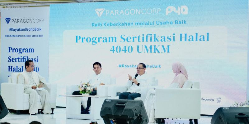 Talk show #RayakanUsahaBaik, persembahan ParagonCorp untuk pengusaha UKM Tanah Air. (Dok. ParagonCorp)