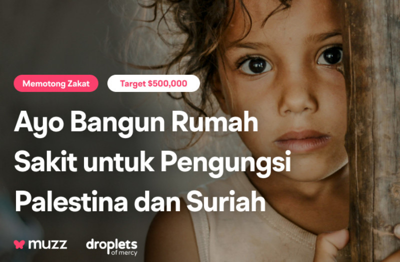 Kampanye sosial Muzz untuk pengungsi Palestina & Suriah. (Muzz)